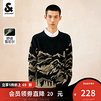 杰克琼斯 杰克·琼斯（JACK&JONES;）男士字母潮流百搭上衣雪尼尔亲肤宽松舒适针织衫