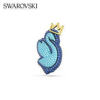 施华洛世奇（SWAROVSKI）品牌直售 施华洛世奇 Barret 胸针 蓝色 天鹅 5663540