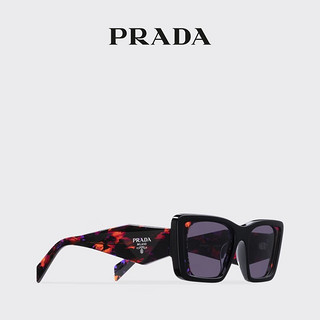 PRADA/普拉达女士Symbole 太阳眼镜墨镜 品蓝色镜片