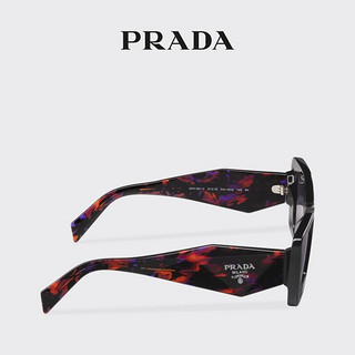 PRADA/普拉达女士Symbole 太阳眼镜墨镜 品蓝色镜片