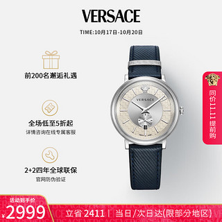 VERSACE 范思哲 瑞士手表时尚石英男表