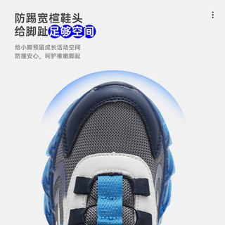 SNOOPY史努比童鞋儿童运动鞋耐磨减震时尚男女童轻便跑鞋2816黑绿28
