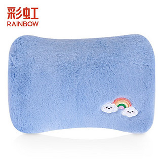 彩虹（Rainbow）热水袋已注水电热暖手宝暖腰暖手袋家用热敷可拆洗蓝彩虹326-LCH