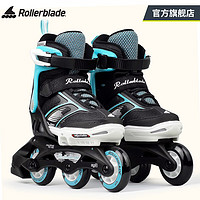 ROLLERBLADE 罗勒布雷德 儿童溜冰鞋儿童男轮滑鞋全套装可调旱冰鞋女滑轮鞋3-6岁初学者直排轮滑冰鞋 便捷绿色儿童套装