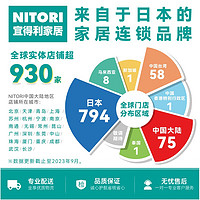 NITORI宜得利家居 床上用品卧室儿童小半毯 超吸湿发热 小白熊