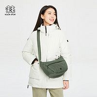 KOLON SPORT/可隆小腰包 女子户外运动轻量便携露营休闲斜挎包 LKBH3WTK02-KH 军绿色 均码