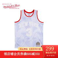 MITCHELL & NESS复古球衣SW球迷版 NBA罗德曼伯德麦迪纳什篮球服 MN男女运动背心 天空系列斯塔克斯 M