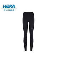 HOKA ONE ONE女款冬季跑步紧身裤ColdSnap Run Tight 28速干舒适 黑色 S