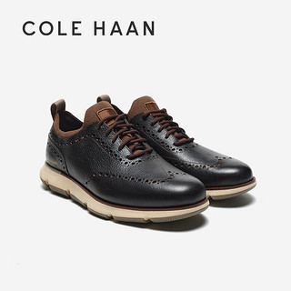 colehaan/歌涵 男鞋牛津鞋 23年秋季布洛克雕花休闲皮鞋C37834 深褐色-C37834 43.5