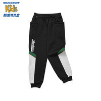 SKECHERS 斯凯奇 暖绒科技男童加绒加厚保暖大童运动裤L423B073