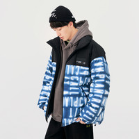 Semir 森马 冬季oversize潮酷字母印花立领保暖羽绒服男