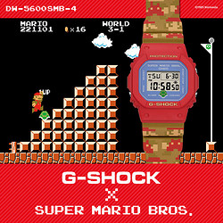 CASIO 卡西欧 G-SHOCK 超级马力欧 防震防水 运动手表男 DW-5600SMB-4PR