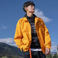 ANTA 安踏 休闲外套男潮流春秋时尚宽松开衫立领梭织潮流户外运动上衣男
