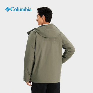 Columbia哥伦比亚三合一防水冲锋衣WE9252 397军绿色 XL(185/104A)