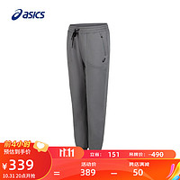 亚瑟士ASICS运动长裤男子舒适透气跑步运动裤 2031E446-020 碳灰色 M