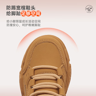 SNOOPY史努比童鞋男童马丁靴保暖二棉鞋冬季时尚短筒靴子2821黑色31