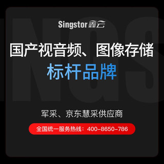  Singstor/鑫云 实时成像数据光纤万兆网络存储 生物医药高性能存储服务器  32GB 0块