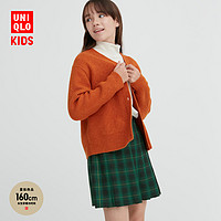 优衣库童装女童打褶裙裤A字学院风半裙冬468550/460668