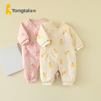 Tongtai 童泰 秋冬新生儿衣服婴儿纯棉连体衣宝宝薄棉哈衣棉衣款