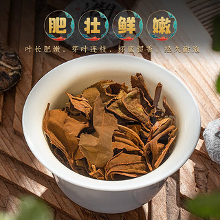 茶叶 春茶高山寿眉饼干茶100g 5年老白茶