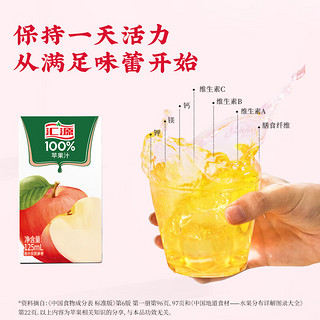 100%果汁苹果汁 125ml*10盒 苹果汁-D