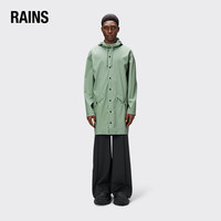 Rains 中长款防水夹克外套 时尚鱼尾风衣男女同款雨衣Long Jacket