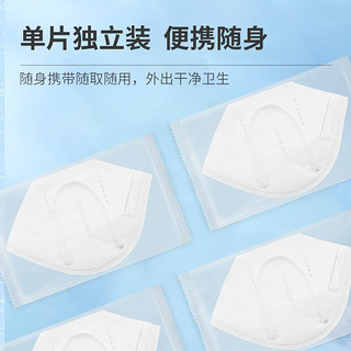 超亚医药N95型口罩甲流医用一次性防护口罩双层熔喷布防细菌飞沫雾霾透气成人男女通用袋装独立包装 
