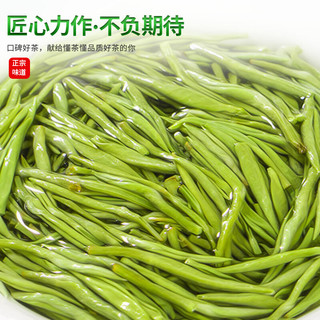 MINGJIE 茗杰 茶叶绿茶毛尖信阳茶叶春尖2023新茶明前特级春茶嫩芽罐装125g