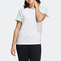 adidas NEO adidas 阿迪达斯 女款圆领短袖T恤 HI4655