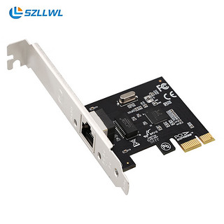 szllwl DR8111  pci-e千兆网卡 pcie网卡 台式机电脑网卡 千兆1000M内置网卡 自适应免驱