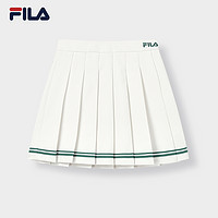 FILA 斐乐 网球梭织百搭半身裙休闲百褶裙F11W339309