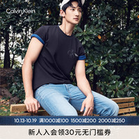CK Jeans23春秋男士经典简约贴片合体水洗速干温暖牛仔裤J323105