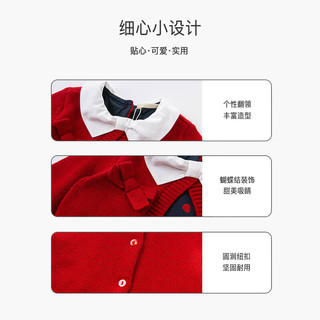戴维贝拉女童连衣裙儿童裙子秋装女孩公主裙宝宝衣服
