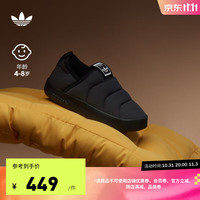 adidas「面包鞋」阿迪达斯三叶草PUFFYLETTE 360男小童运动鞋 黑 28(165mm)