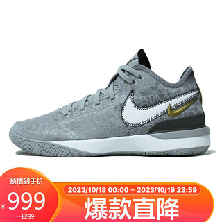 耐克NIKE篮球鞋男詹姆斯缓震LEBRON NXXT秋运动鞋DR8788-004狼灰41