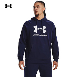 UNDER ARMOUR 安德玛 Rival 男子抓绒连帽卫衣 1379758