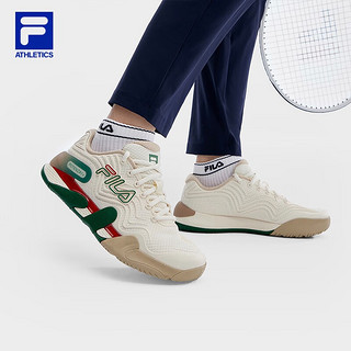 斐乐（FILA）POTENZA 1+女鞋性能网球鞋2023冬综训鞋运动鞋 初雪白-PT 38.5