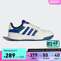 adidas 阿迪达斯 轻运动ENTRAP女子休闲板鞋少年感复古篮球鞋 白/蓝 43(265mm)