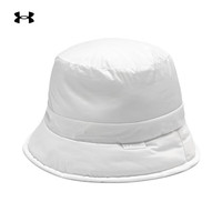 安德玛(UNDERARMOUR)秋冬Insulated男女可调节训练运动渔夫帽1379998 白色112 M