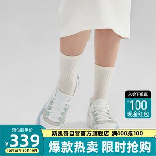 SKECHERS 斯凯奇 女款撞色板鞋185022 白色/多彩色748 37