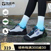TOREAD 探路者 小丑鞋休闲鞋女秋冬户外运动防滑耐磨防踢徒步鞋 浅沙\绿色 38