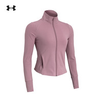 安德玛 UNDERARMOUR)秋冬Meridian女子训练运动夹克1379157 粉红色697 M