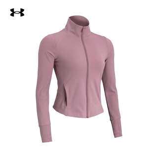 安德玛 UNDERARMOUR）秋冬Meridian女子训练运动夹克1379157 粉红色697 M