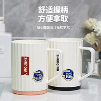 晟旎尚品 抗菌漱口杯 刷牙杯子牙刷杯牙缸洗漱杯水杯情侣款两只 白色