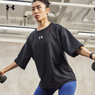 安德玛 UNDERARMOUR） APAC女子训练运动短袖T恤1376554 黑色001