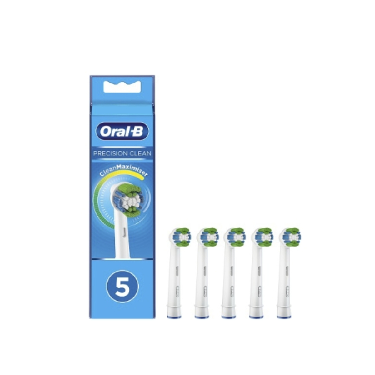 EB20-5支装精准清洁型电动牙刷头小圆头软毛护龈