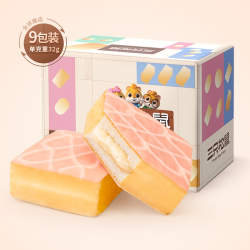 Three Squirrels 三只松鼠 雪芙蛋糕 300g/箱