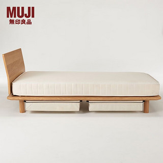 MUJI 無印良品 无印良品（MUJI） 床框用收纳篮滑轨/双人 KAA24C9S 长2.5*宽150*高3cm