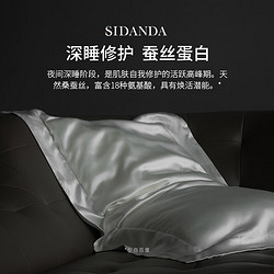 SIDANDA 诗丹娜 桑蚕丝低枕+100支匹马棉枕套