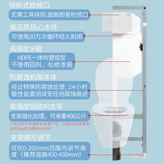 American Standard 美标 纤薄概念圆挂厕+隐藏式高水箱